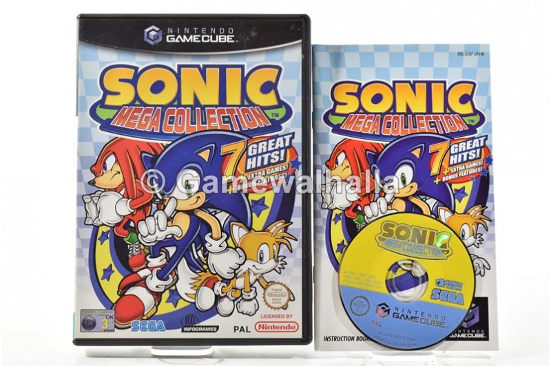 Notice Gamecube FR - Sonic Mega Collection - Bon état, Jeux Non Inclus, Pour Collection